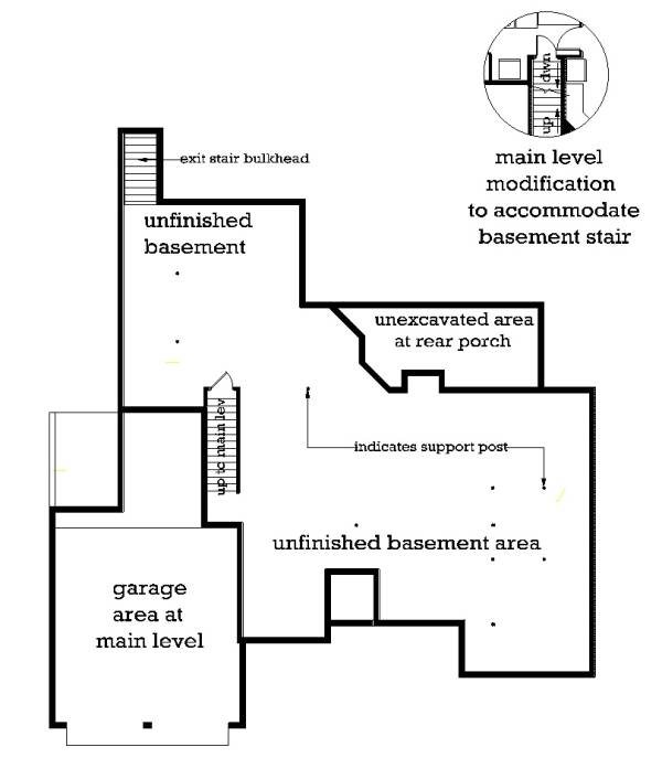 Optional Basement Foundation image of Prentiss Commons-1828 House Plan